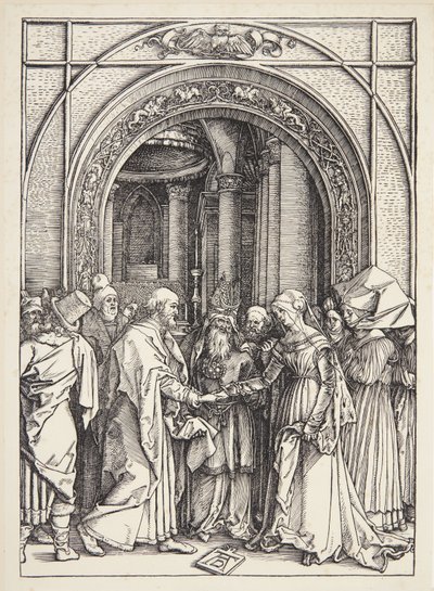 Les fiançailles de la Vierge - Albrecht Dürer