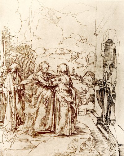 La visitation de Marie - Albrecht Dürer