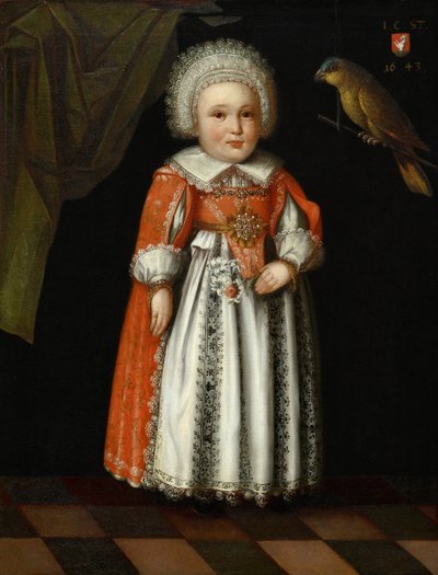 Johanna Katharina Steiger, âgée de 2 ans, 1643 - Albrecht Kauw