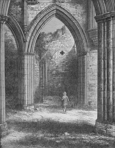 Sacristie, Abbaye de Rievaulx, vers 1880, 1897 - Alexander Francis Lydon