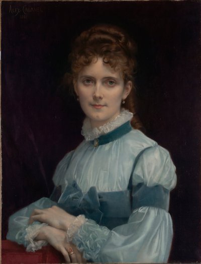 Portrait de Mlle Fanny Clapp - Alexandre Cabanel