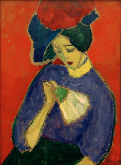 Dame avec éventail - Alexej von Jawlensky