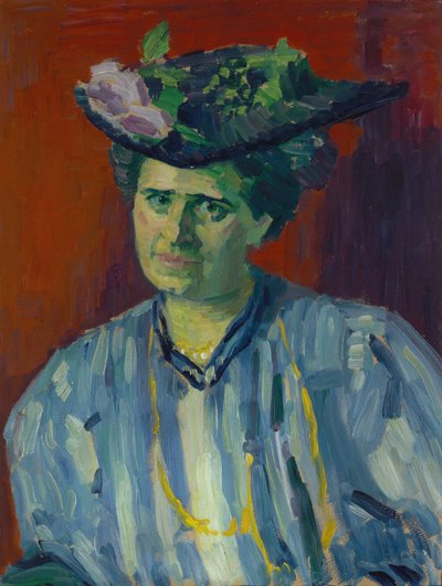 Portrait de Hedwig Kubin - Alexej von Jawlensky