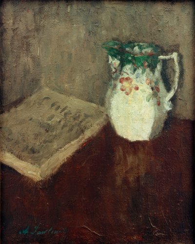 Nature morte avec cruche et livre - Alexej von Jawlensky