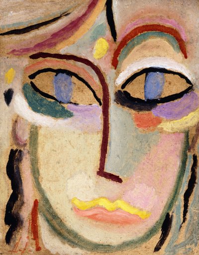 Tête de femme, vers 1922 - Alexej von Jawlensky