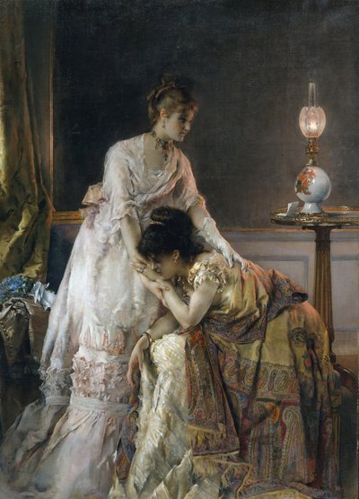 Après le bal - Alfred Emile Stevens