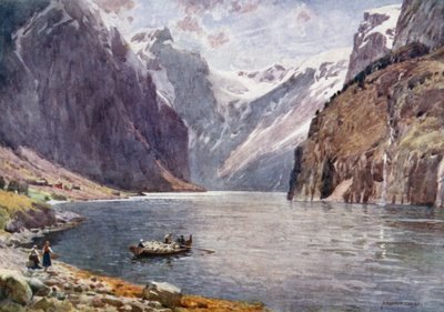 Naerofjord - Alfred Heaton Cooper