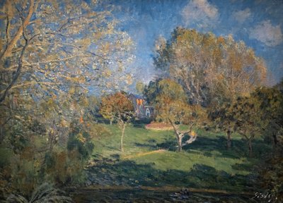 Le Jardin de Hoschede - Alfred Sisley