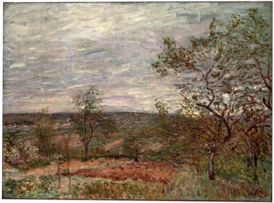 Jour venteux à Veneux, 1882 - Alfred Sisley