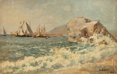 Vagues à Nervi - Alfred Zoff