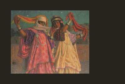 La danse du foulard - Alphonse Etienne Dinet