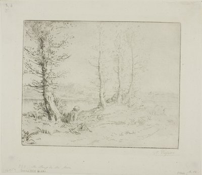 Le long de la rivière - Alphonse Legros