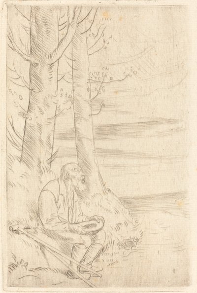 Mendiant aveugle - Alphonse Legros