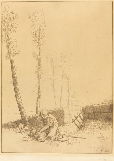 Le mouton retrouvé - Alphonse Legros