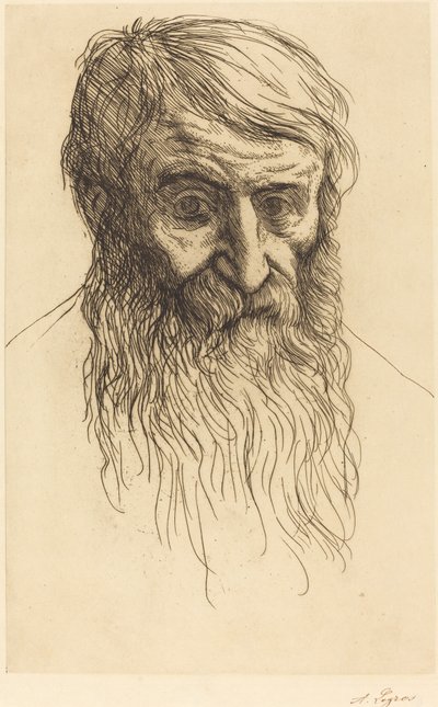 Tête de philosophe - Alphonse Legros