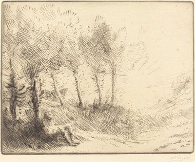 Paysage - Alphonse Legros