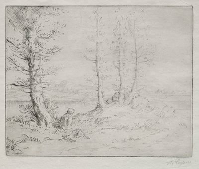 Le long de la rive - Alphonse Legros