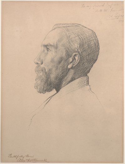 Portrait du Professeur Alexander Kennedy - Alphonse Legros