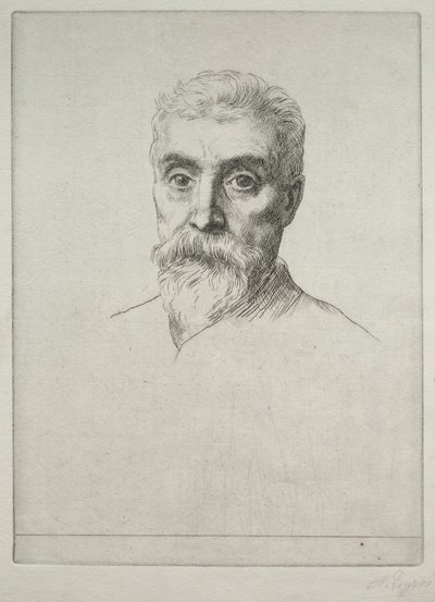 Portrait de Sir Hiram S. Maxim - Alphonse Legros