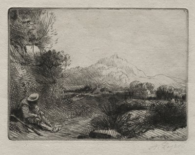 Repos du voyageur - Alphonse Legros