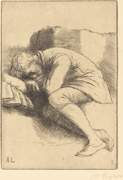 Un dormeur - Alphonse Legros