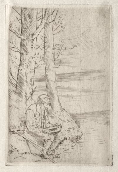 Le mendiant aveugle - Alphonse Legros