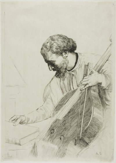 Le joueur de contrebasse - Alphonse Legros