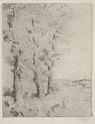 Le lecteur : La conférence sous les arbres - Alphonse Legros