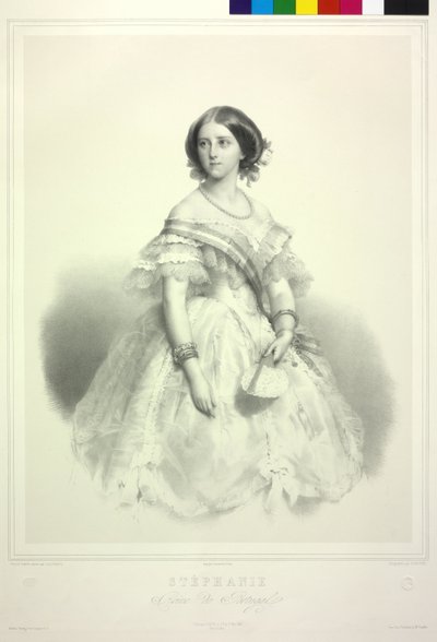 Stéphanie Friederike de la Maison de Hohenzollern-Sigmaringen - Alphonse Leon Noel