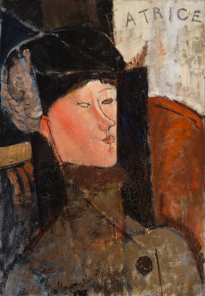 Portrait de Béatrice Hastings - Amedeo Modigliani