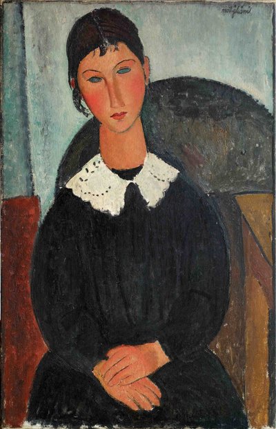 Elvire au col blanc - Amedeo Modigliani