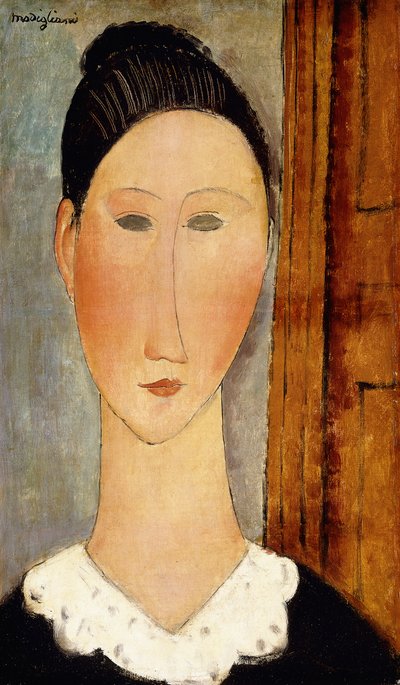 Tête de fille; Testa di Ragazza, c.1918 - Amedeo Modigliani