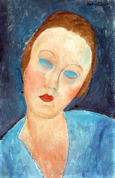 Épouse du peintre Survage, 1918 - Amedeo Modigliani