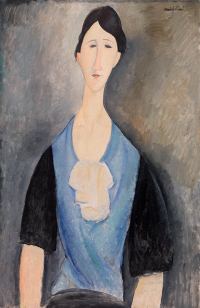 Femme en bleu - Amedeo Modigliani