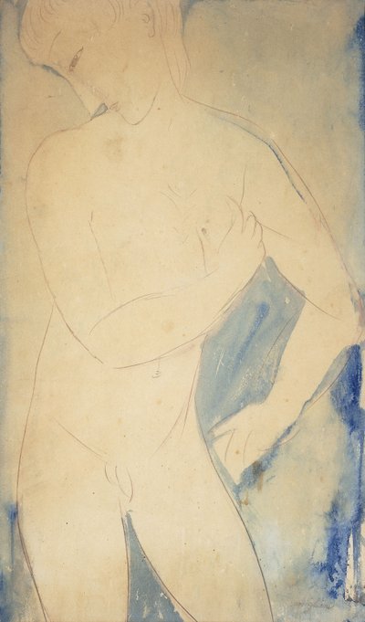 Jeune garçon nu - Amedeo Modigliani