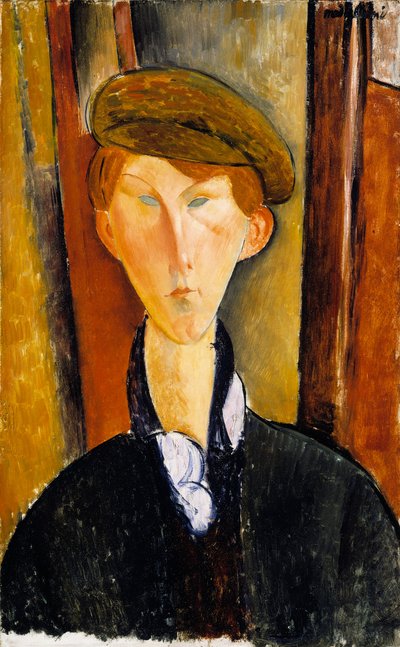 Jeune homme avec casquette - Amedeo Modigliani