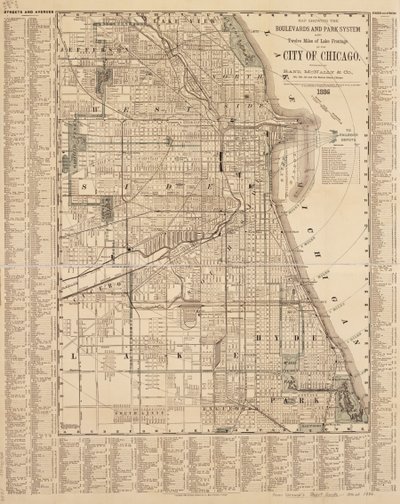 Carte de Chicago - American School