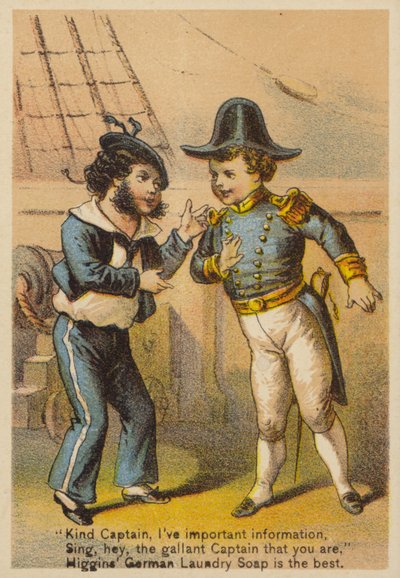 Marin et capitaine en mer - American School