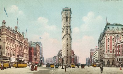 Times Square, New York, vers 1910 - American School