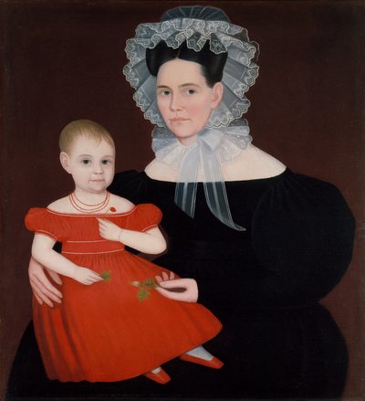 Mme Mayer et sa fille, 1835-40 - Ammi Phillips