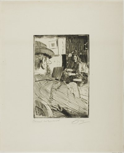 Albert Besnard et son modèle - Anders Leonard Zorn