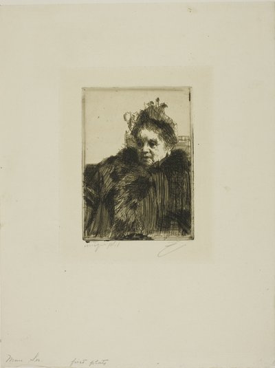 Mme Simon I - Anders Leonard Zorn