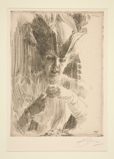 Une bague (Mme. Wentzel Hagelslam) - Anders Leonard Zorn