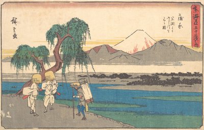 Station de Kambura, vers 1842 - Ando Hiroshige