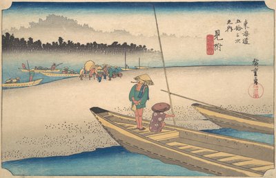 Mitsukei Tenryugawa, vers 1834 - Ando Hiroshige