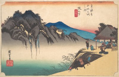 Saka-no-shita, Fude-sute Mine, vers 1834 - Ando Hiroshige