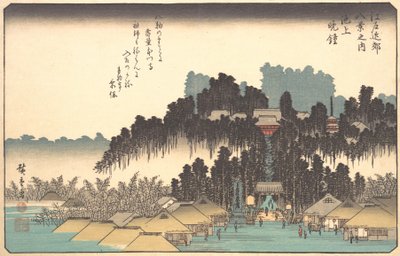 Les cloches du soir à Ikegami - Ando Hiroshige