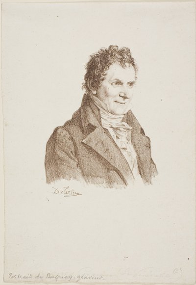 Portrait du graveur Baquoy - Andre Dutertre