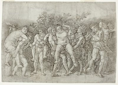 Bacchanale avec Silène - Andrea Mantegna