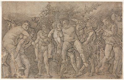 Bacchanale avec Silène - Andrea Mantegna